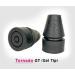 Thomas Fetterman Tornado Gel Cane Crutch Tips - Black Pair (Fits Shafts 3/4 to 1) - Buy Online on GoSupps.com