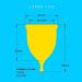 Super Jennie Menstrual Cup - Large Capacity for Heavy Flow & Sensitive Bladder - Teal, Soft & Flexible - Tampon & Pad Alternative (Pack of 1) - Buy Online on GoSupps.com