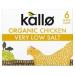 Kallo Chicken Very Low Salt Stock Cubes 38g (3 Pack Bundle) - Buy Online on GoSupps.com