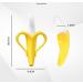 Organic BPA-Free Banana Teether for Baby Teething Relief | Soft Silicone Baby Toothbrush Toy | Soothes Sore Gums | Oral Hygiene for Infants & Toddlers - Buy Online on GoSupps.com
