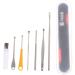 7Pcs Ear Pick Earwax Removal Kit - Portable Ear Cleaner Tool Set With Box - Buy Online on GoSupps.com