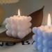 LSLEVA 2 Cavity Heart Bubble Cube Silicone Candle Mold - DIY 3D Geometric Mold for Candle Making and Resin Soap - Valentine's Day Gift Home Decor - Buy Online on GoSupps.com
