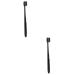 Mobestech 2st tools oral tool mouth cleaning toothbrush travel toothbrush Tools for tooth cleaning Tools for mouthpiece charcoal cleaning brush pregnant woman
