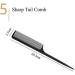 Black Hair Dryer Accessories Kit - 5Pcs Set for Blow Drying with Nozzle, Diffuser, and Replacement Hair Comb - Fits Diameter 4.0cm-4.8cm - Buy Online on GoSupps.com