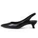 Vionic Women's Primrose Ziva Adjustable Kitten Heel- Supportive Shoes with Concealed Orthotic Arch Support That Include Three-Zone Comfort with Orthotic Insole Arch Support Medium Fit 7.5 Black