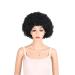 Hairpiece Hair Afro Puff Bun Synthetic Large Size Curly Chignon For Black Women With Drawstring And Clips In Wig Size SX126-1B