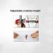Crutches for Adults Underarm Canes Stick Armpit Crutches Height-Adjustable Fracture Adult Spring Shock Absorber Single Great for Travel or Work - Buy Online on GoSupps.com