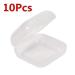 Transparent Plastic Box 10 Pieces Anti-Noise Ear Plug Box Home Spare Parts Cordless Ear Plug Storage Box Cover Small Parts Mini Portable Chip Box Square Dust Organizer Headphone Boxes - Buy Online on GoSupps.com