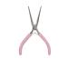 Nail Tip Pliers Professional C Curve Nail Pincher - Stainless Steel Manicure Tool for Perfect Nail Sculpting - Nail Shaping Tweezers C Curve Nail Art Tools for DIY & Nail Salon Use Pink