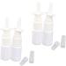 2pcs Empty Refillable White Plastic Nasal Spray Bottles - Medical Grade Pump Sprayer Vial for Saline Water Wash - Deft Design - Buy Online on GoSupps.com