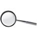 Magnifier High Magnification Hand-Held Magnifying Glass Hd 30 Times Old Reading Identification Repair Metal Frame Handle Double Optical Glass Lens Lofty Ambition