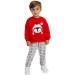 Artie Baby Boys 100% Cotton Pyjamas Set | Footless Long Sleeve Pajamas for Kids | 2 Piece Nightwear Outfit | 12M-8Y | Red - Buy Online on GoSupps.com