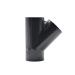 PVC T-piece 45 degrees | 12mm - 110mm | PVC T-piece 45 | Adhesive socket on all sides | PN 16 | ( 90mm)