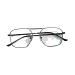 Square Blue Cut Computer Glasses for Eye Protection | Unisex UV ProtectionZero Power Anti Glare & Blue Light Filter Glasses