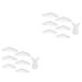 6 Pairs Lashes Tool Eyelash Extension Tools Eyelash Silicone Pads Lash Curling Tool Lash Lift Brush Tools Lash Tools Eyeshadow Pads Eyelash Tool Permanent Eyelash Curl Set Crimping