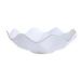Fruit Basket Fruit Bowl Modern Household Ceramic Fruit Bowl Creative Geometric Fruit Basket Living Room Desktop Decor Kitchen Organizers and Storage (Color : B Size : 25.5 * 25.5 * 7.8cm)