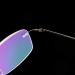 Rongchy Super Light Titanium Nearsighted Glasses - Myopia Fashion Frames for Men & Women -0.50 to -6.00 - Stylish Borderless Design in Gray - Buy Online on GoSupps.com