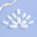 24 Pcs Matte Press on Nails White Long Coffin Fake Nails Artificial Full Cover False Nails for Women and Girls (White) - Buy Online on GoSupps.com