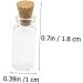 Zerodeko 200 Pcs Cork Bottle Glass Bottles with Cork Stoppers Transparent Glass Bottles Diy Wishing Bottle Jar Necklace Mini Wish Bottle Pendant Glass Bottle Small Drifting Bottle - Buy Online on GoSupps.com