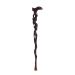 Cane Elderly Crutches Solid Wood Walking Stick Walker Black and Ebony Hollow Carving 89cm Long Available as Needed Truncated by Yourself Beautiful Scenery Bathing in Sunlight