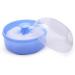 2PCS Powder Puff Sponge Box Empty Portable Baby Talcum Dispensor Soft Baby Shower Powder Puff Box (Blue+Pink) - Buy Online on GoSupps.com