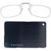 ThinOptics Stainless Steel Slim Wallet with Reading Glasses - Rectangular Black & Clear - International Shipping Available - Buy Online on GoSupps.com