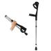 Adjustable Folding Crutch Folding Forearm Crutches for Adults Ergonomic Crutches for ng Lightweight Crutches for Travel