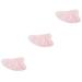 Minkissy 3 pieces Schabbrett Massage device Board Face tools teeth gemstones skin care Tools Face roller Massager Guasha Board Guasha Tool for face massage tool stones pink