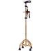 Canes Walking Stick Elderly Teles Four-Legged Illuminated Walking Stick Non-Slip Aluminum Alloy Height-Adjustable Walker Crutches Journey