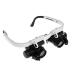 Magnifying Headband Glasses Magnifier Magnifying Glass with LED Lights 8X 23X Illuminated Magnifier Loupe Watch Repair Lamp Made in China