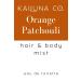 Orange Patchouli Natural Hair & Body Mist Spray Pure Essential Oils Alcohol-Free Handmade in California 0.5Fl Oz Orange Patchouli 0.5 Fl Oz - Buy Online on GoSupps.com