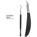 Pedicure ingrown Nail Scissors Nail Groove Pliers Nail Remover Set Bent Nose plier toenail Cuticle Nipper/207(Color:Dange Yadianhei) - Buy Online on GoSupps.com