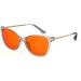 Buy Bloomoak 99% Blue Light Blocking Cat Eye Glasses - Anti-Fatigue Gaming Glasses for Screens & TV - Stylish Orange & Gray Transparent Design - Buy Online on GoSupps.com