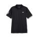 adidas Boys' Club Tennis 3-Stripes Polo Shirt Small Black