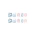 Diduikalor Short Cloud Blue Acrylic Press on Nails - 24Pcs Square False Nails for Women (JP2118) - Buy Online on GoSupps.com