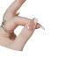 Temperament manicure handmade irregular cream powder removable manicure (M)