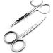 Small Facial Hair Grooming Scissors Kit for Men & Women - Eyebrow Nose Mustache Beard Eyelashes & Ear Trimming - Buy Online on GoSupps.com