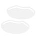 COHEALI 100pcs Salon Baffle Hair Face Cover Salon Hair Cover Salon Eyeprotector Salon Hair Tool