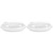 Cabilock 2 Pcs Steamer Fish Steaming Holder Containers with Lids Vegetable Microwave Containers Steamed Fish Plate Fish Steaming Plate Rice Cooking Pot White Food Grade Pp Micro-wave Oven