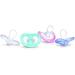 Nuby Flex Orthodontic Pacifier for Boys 6 Months+ | Soft Safe & Soothing | International Shipping - Buy Online on GoSupps.com