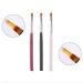 6 Ombre Brush Set - Baby Boomer Fringe Course & Gel Nail Art Brushes for Perfect Pigment Rendering - Buy Online on GoSupps.com