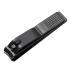 Wresetly Black Stainless Steel Super and Toenails Manicure Tool Flat Nose S