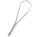 Healvian Stainless Steel Adults Tongue Brush Tongue Scraper Portable Tongue Cleaners Tongue Scrap Cleaning Tools Help Fight Bad Breath