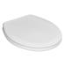 Centoco 700-001 Round Wooden Toilet Seat - Heavy Duty Molded Wood with Centocore Technology - White | Standard Size - Buy Online on GoSupps.com