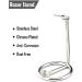 Haryali London Razor Stand - Chrome Finish Shaving Holder for Class and Comfort - Buy Online on GoSupps.com