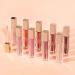 Oulac Clear Glitter Lip Plumper Gloss | Mirror Finish | Moisturizing & Reduce Fine Lines | Non Sticky Lip Gloss for Girls Women | 4.5ml/0.15fl.oz Mauve Pink - Glamorize (C08) - Buy Online on GoSupps.com