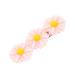 Uonlytech hair accessories beach hair clips 10pcs daisy flower hair clips flower hair clips hawaii flower hair barrette beach wedding flower hair for women pink hair clip for women pink