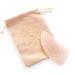 100% Natural Rose Quartz Gua Sha Massager Tool for Face Eyes Neck & Body | Authentic Facial & Skin Care Tool for Relaxation & Lymphatic Drainage - Buy Online on GoSupps.com