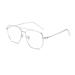 Large Reading Glasses Cute Computer Readers Presbyopic Glasses Anti Glare Flat Light Mirror for Women/Men +0.00 Silver