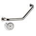 handrail Grab Rails Home Bathroom Safety Handicap Grab Bar Bathroom Grab Bar Shower Curved Handrail Elderly Disabled Toilet Safety Supp
